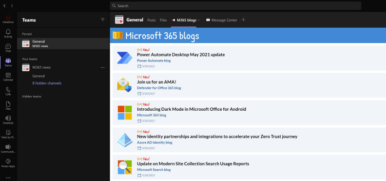 Building a Microsoft 365 news hub with Power Platform and&nbsp;Teams