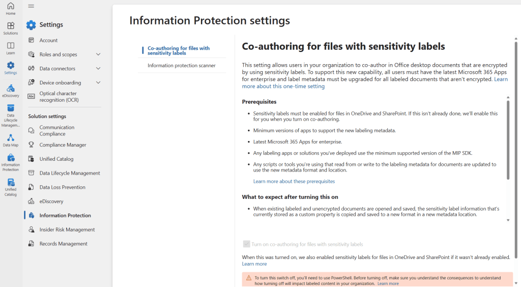Purview Document Notes Purview under the hood: the cross-tenant quirks of sensitivity labeled ...